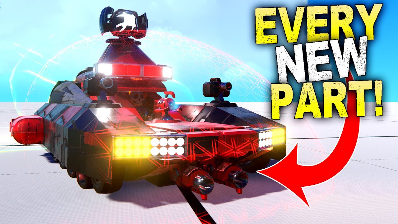 I Built a Vehicle Using EVERY NEW PART in Trailmakers!