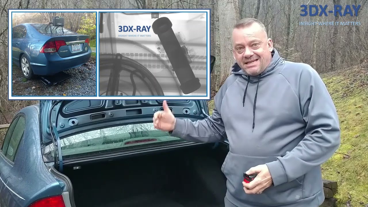 X-Raying a Vehicle with a portable x-ray machine