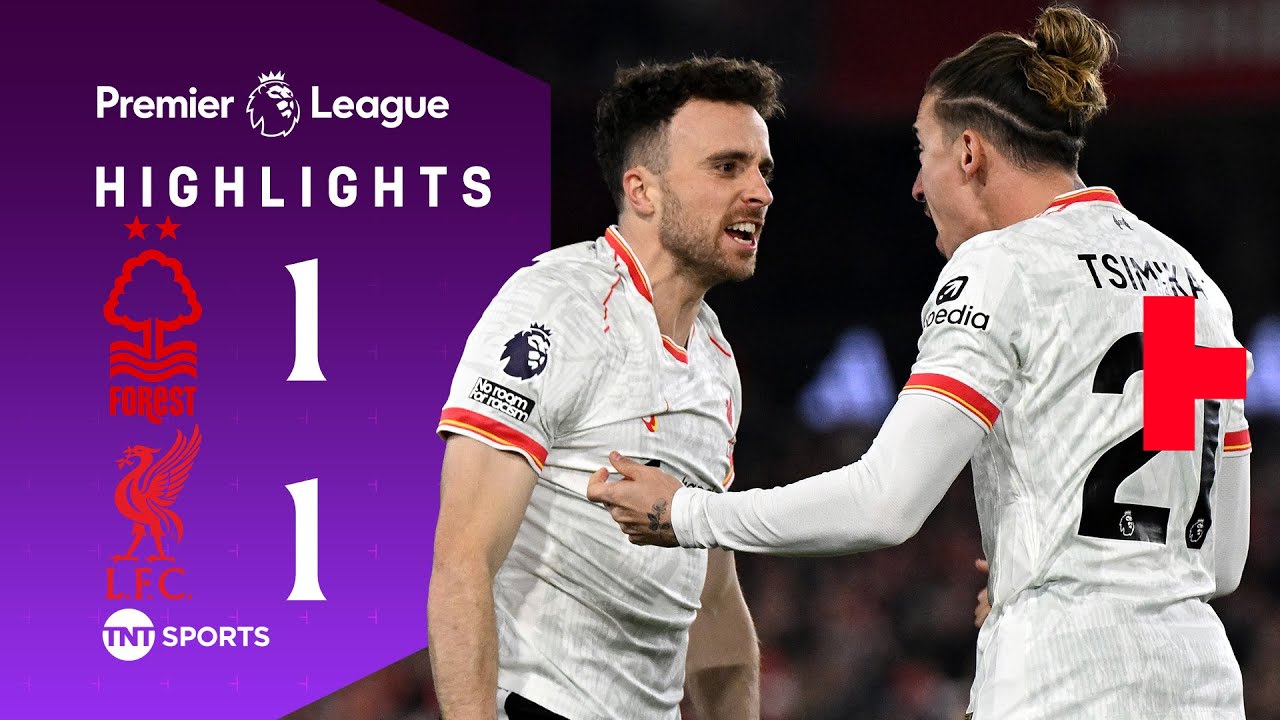 Jota Rescues Reds In Thriller 🔥 | Nottingham Forest 1-1 Liverpool | Premier League Highlights