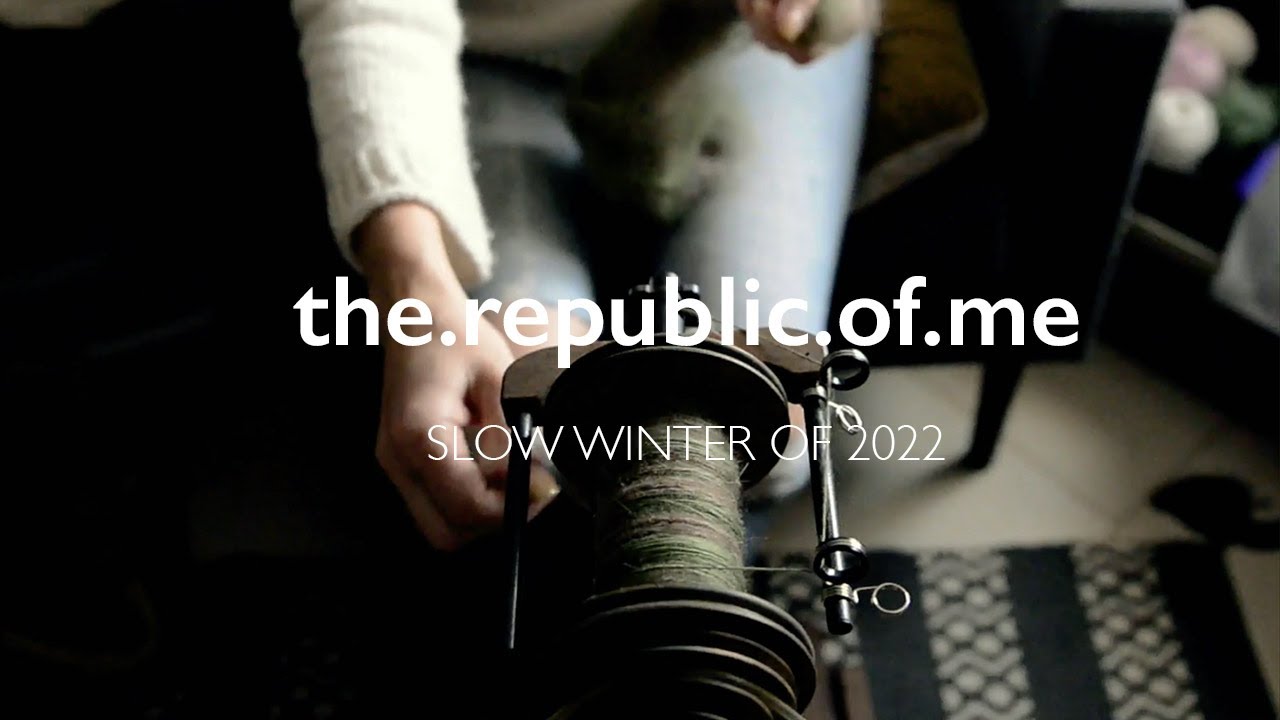 Slow Winter of 2022 / the republic of me knitting + lifestyle vlog