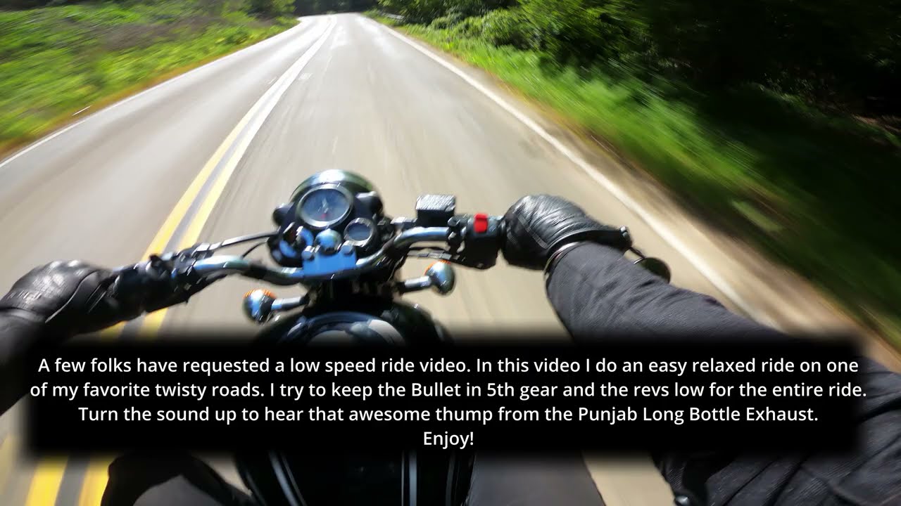 Royal Enfield Bullet 500 | Relaxing Ride on a Twisty Road | Raw Onboard | [Pure RAW Sound]
