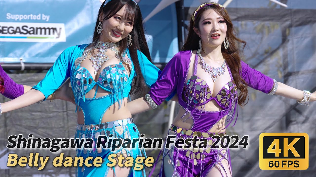 秋の運河花火まつり 2024 ベリーダンスステージ①