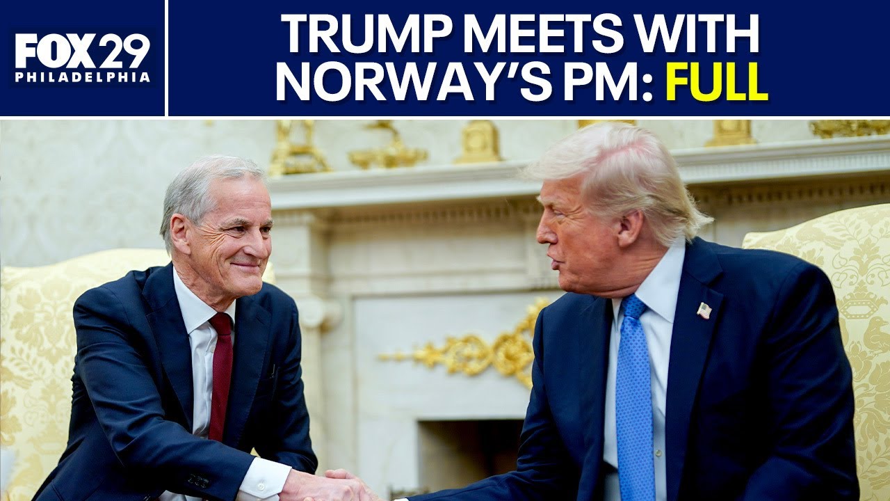 President Trump meets with Prime Minister of Norway in Oval Office