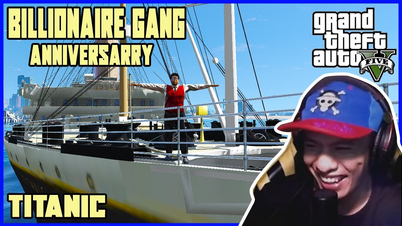 GTA 5 Billionaire Gang Celebration Roleplay TITANIC (SOBRANG LAKI)