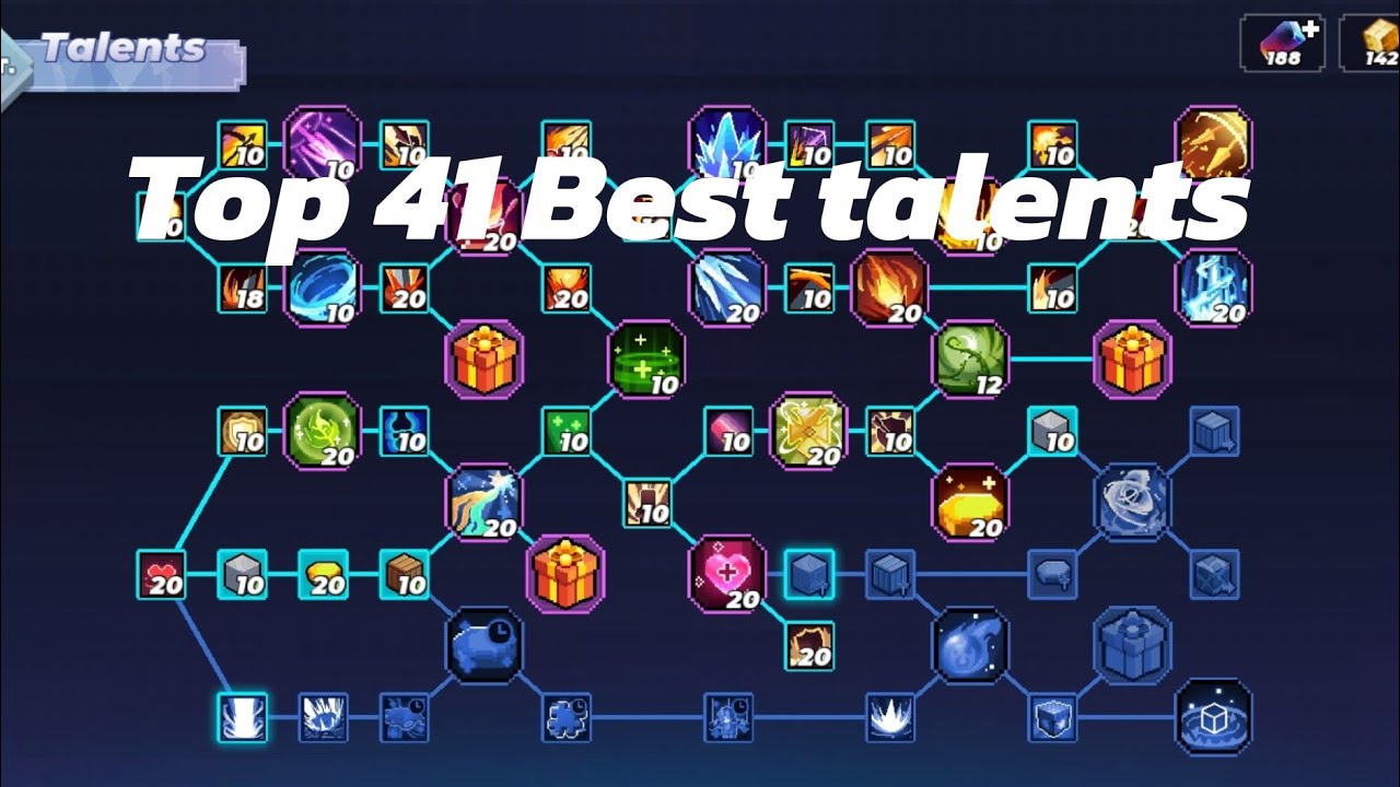 Top 41 Best talents that you should upgrade your talents in bedwars (blockman go)