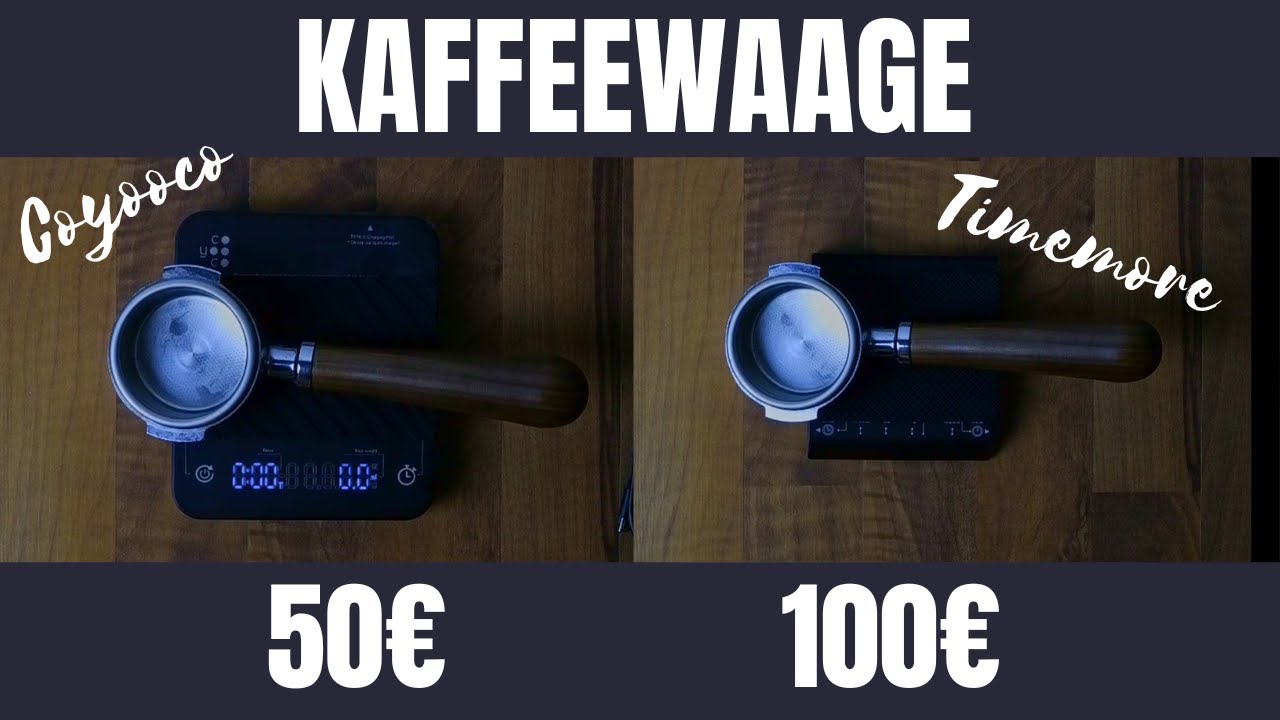 Coyooco Kaffeewaage und Timemore Blackmirror Nano im Vergleich - Günstig vs Teuer