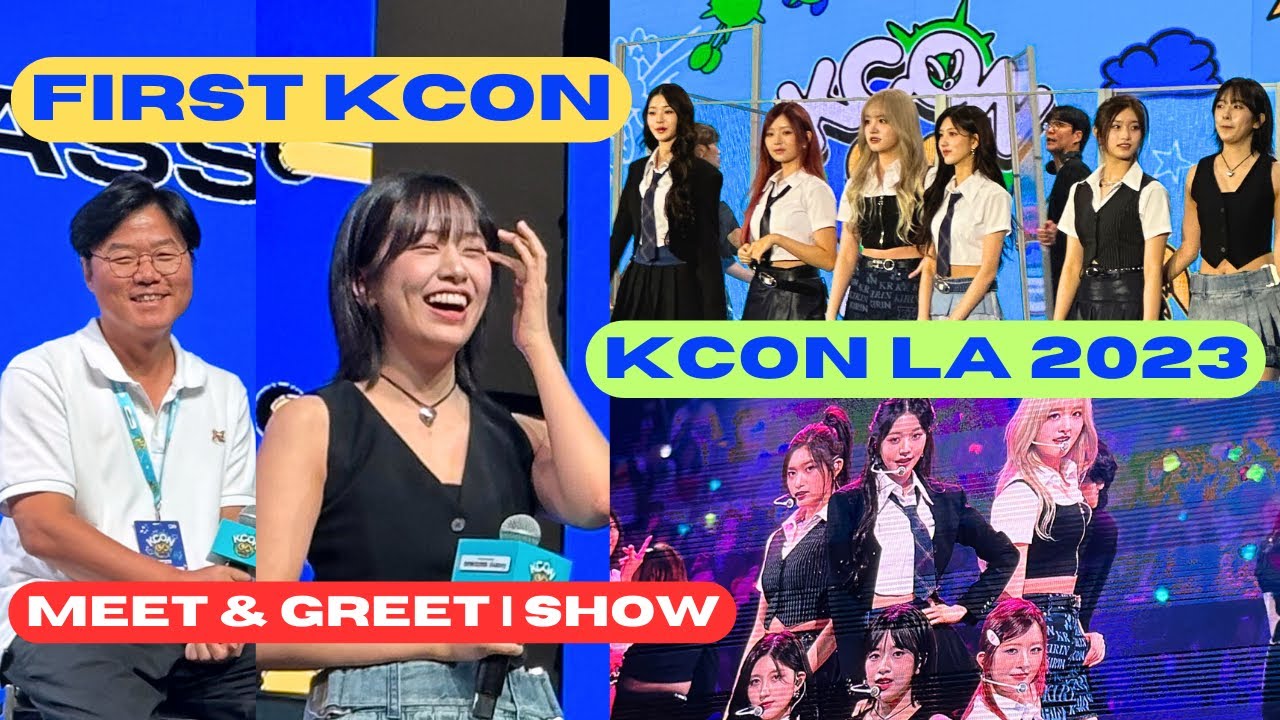 FIRST KCON LA | An Yujin, IVE Meet & Greet Hi-Touch, Earth Arcade PD Na, Taeyong, Taemin & More