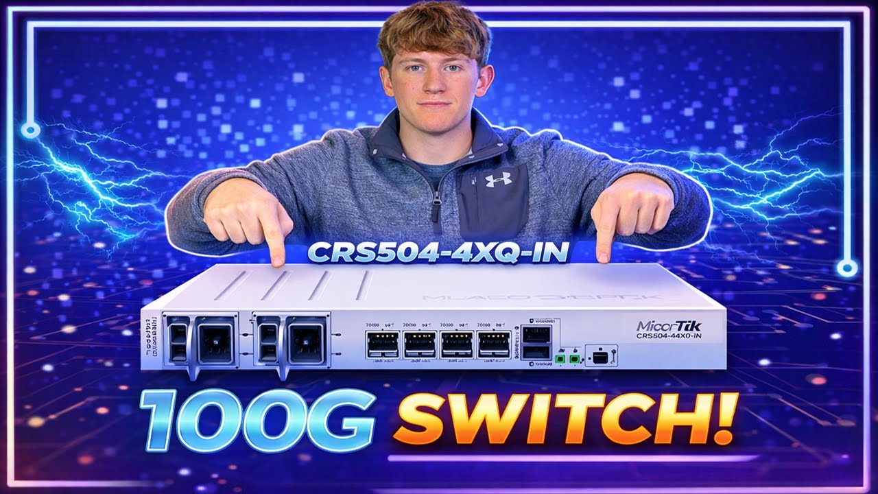 The “One Hundred Club” Switch: MikroTik CRS504-4XQ-IN