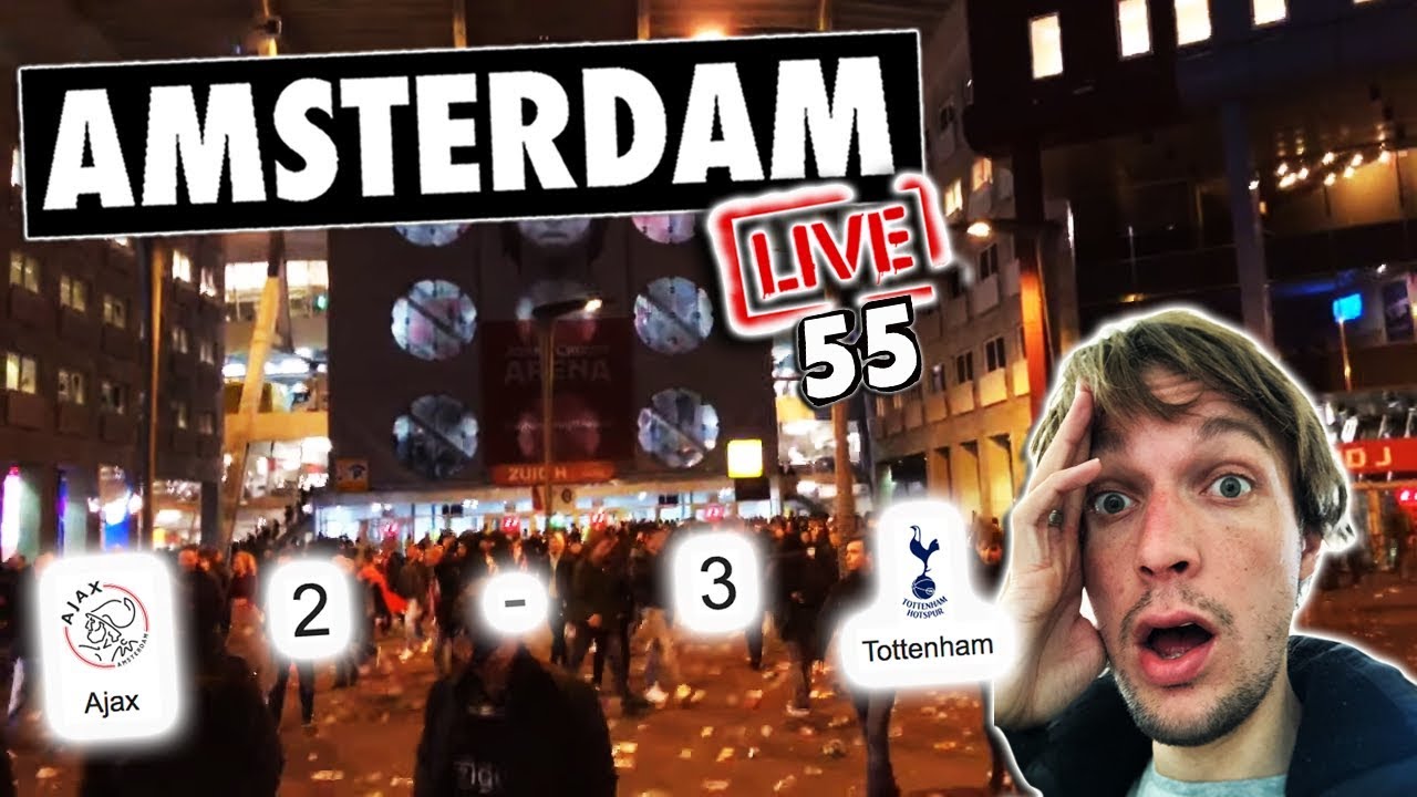 Amsterdam IRL (Ajax  vs Tottenham Hotspur) | Ajax Fans Go Crazy After Ajax Lost..