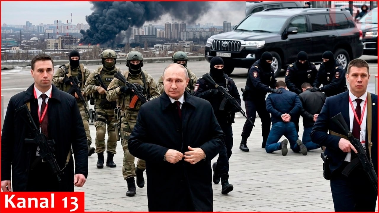 Враги Путина в России используют горящую Москву как декорацию для исторических событий; большая о...