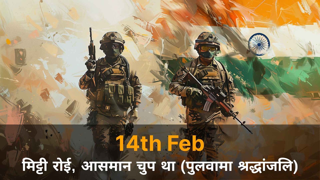 Tribute to Pulwama Martyrs | मिट्टी रोई, आसमान चुप था | Sad Deshbhakti Song