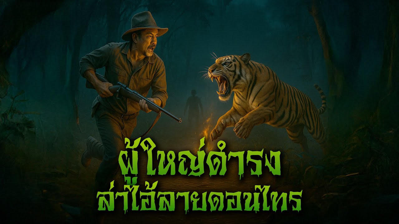 ผู้ใหญ่ดำรง ล่าไอ้ลายแห่งดอนไทร l กองไฟ คลาสสิก