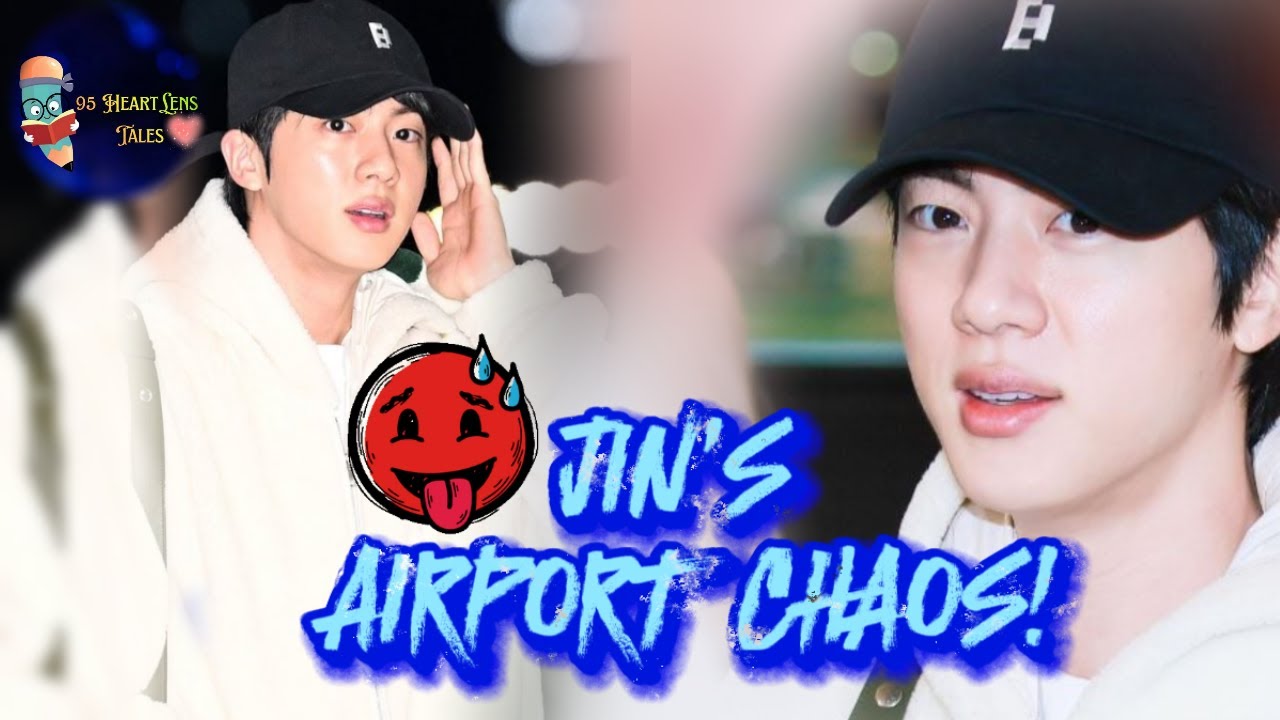 🚨 Мир в шоке! Взрывной момент Jin в аэропорту — фанаты онемели 😱🔥