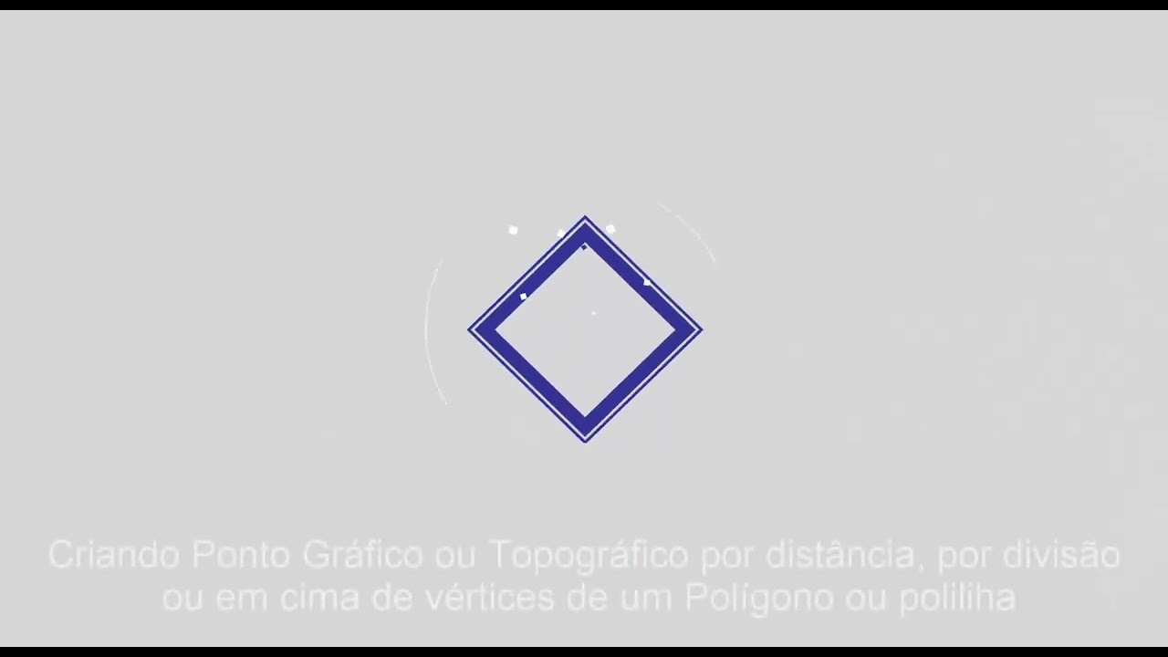Criar pontos gráficos ou topográficos pelos métodos de medida, divisão, vértices ou intersecção.