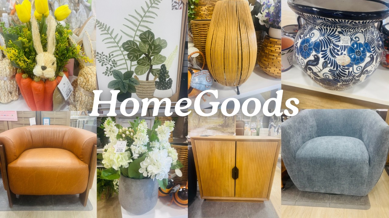 HomeGoods Shop with Me: New Arrivals! Spring & Easter Home Decor!