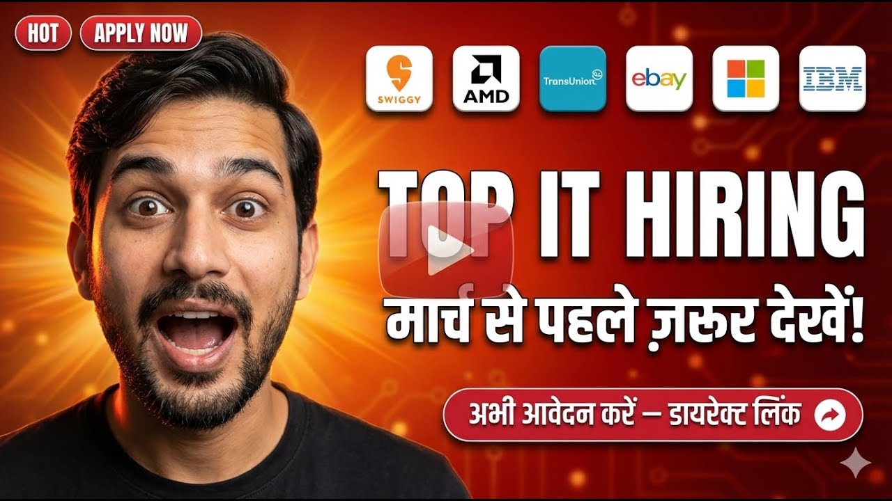Top IT jobs India 2026 — SDE jobs India & Freshers jobs | Apply Now