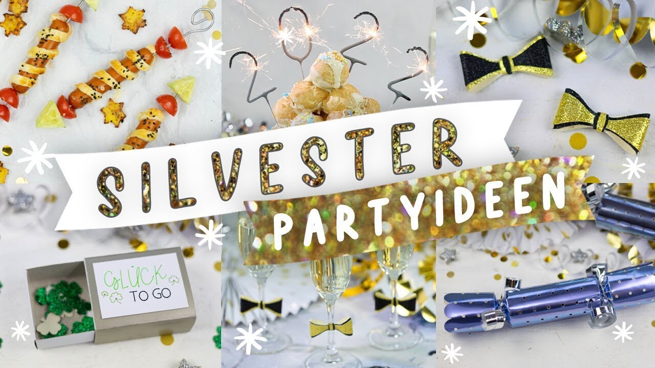 Kreative Silvester Geschenke, Essen und DIY's für Klein und Groß | Ideen für den Silvester-Abend