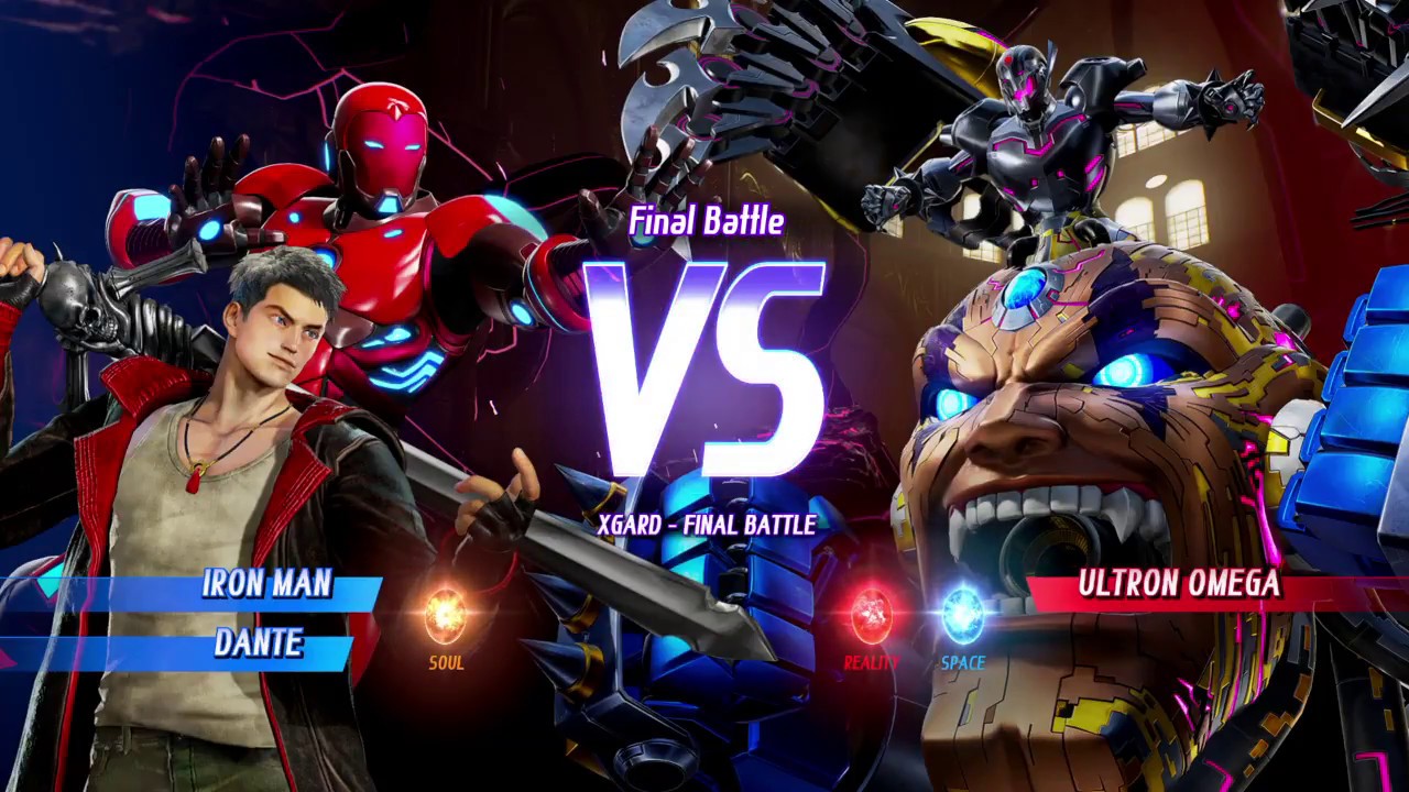 MARVEL VS. CAPCOM: INFINITE Ironman Alt.,Dante Alt. Requested Gameplay In Arcade Mode