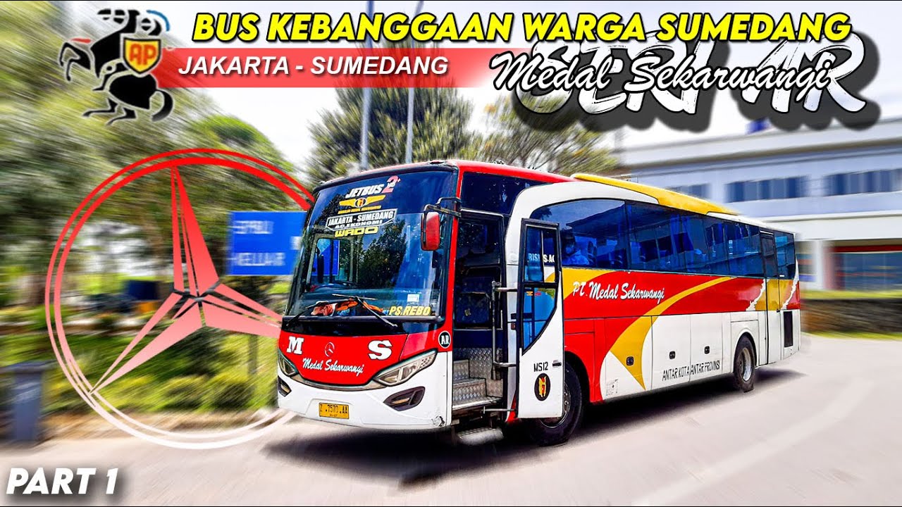 BUS KEBANGGAAN WARGA SUMEDANG ‼|| TRIP MEDAL SEKARWANGI SERI AR JAKARTA - SUMEDANG - WADO (1/2)