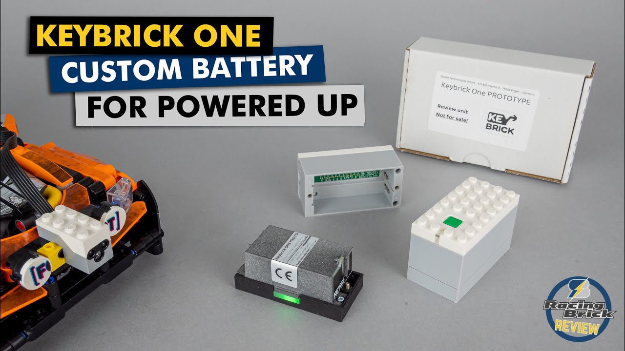 Keybrick One - custom rechargeable battery for the Powered Up hub