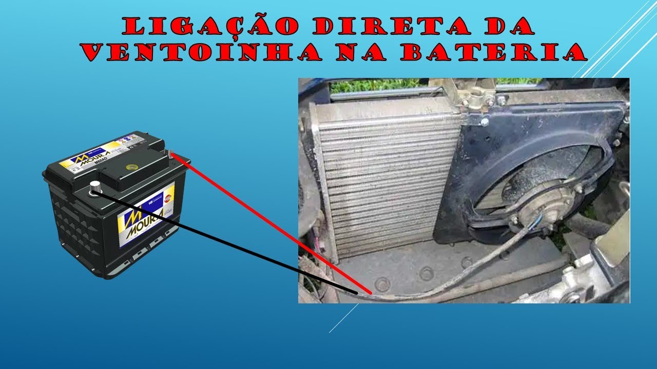 COMO FAZER LIGAÇÃO DIRETA NA VENTOINHA DO CARRO #automoveis #mecanicadescomplicada #mecanica