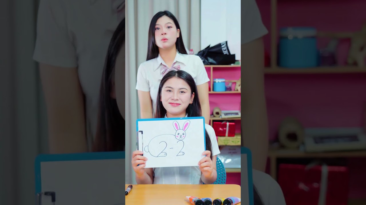 Draw a Picture Using Only Numbers! 🎨🔢✨ #anna