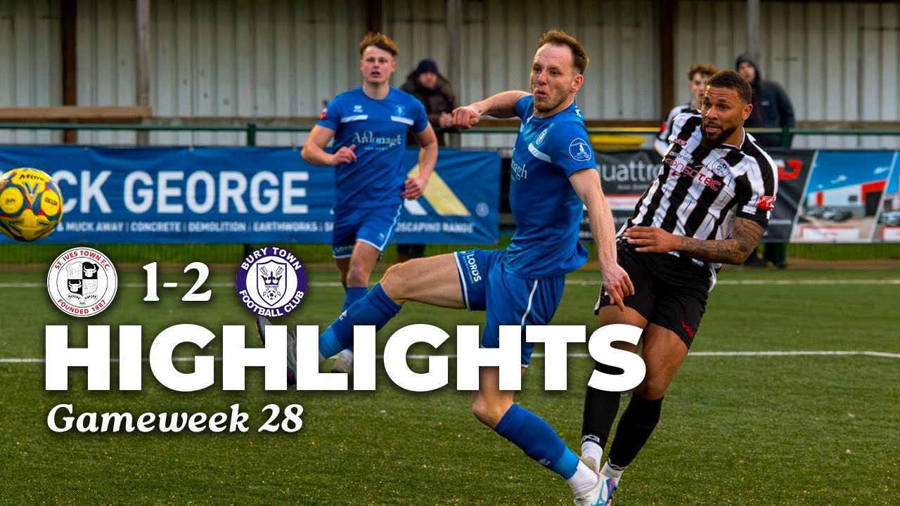 Injury time double sinks Ives | St Ives Town 1-2 Bury Town | Match Highlights