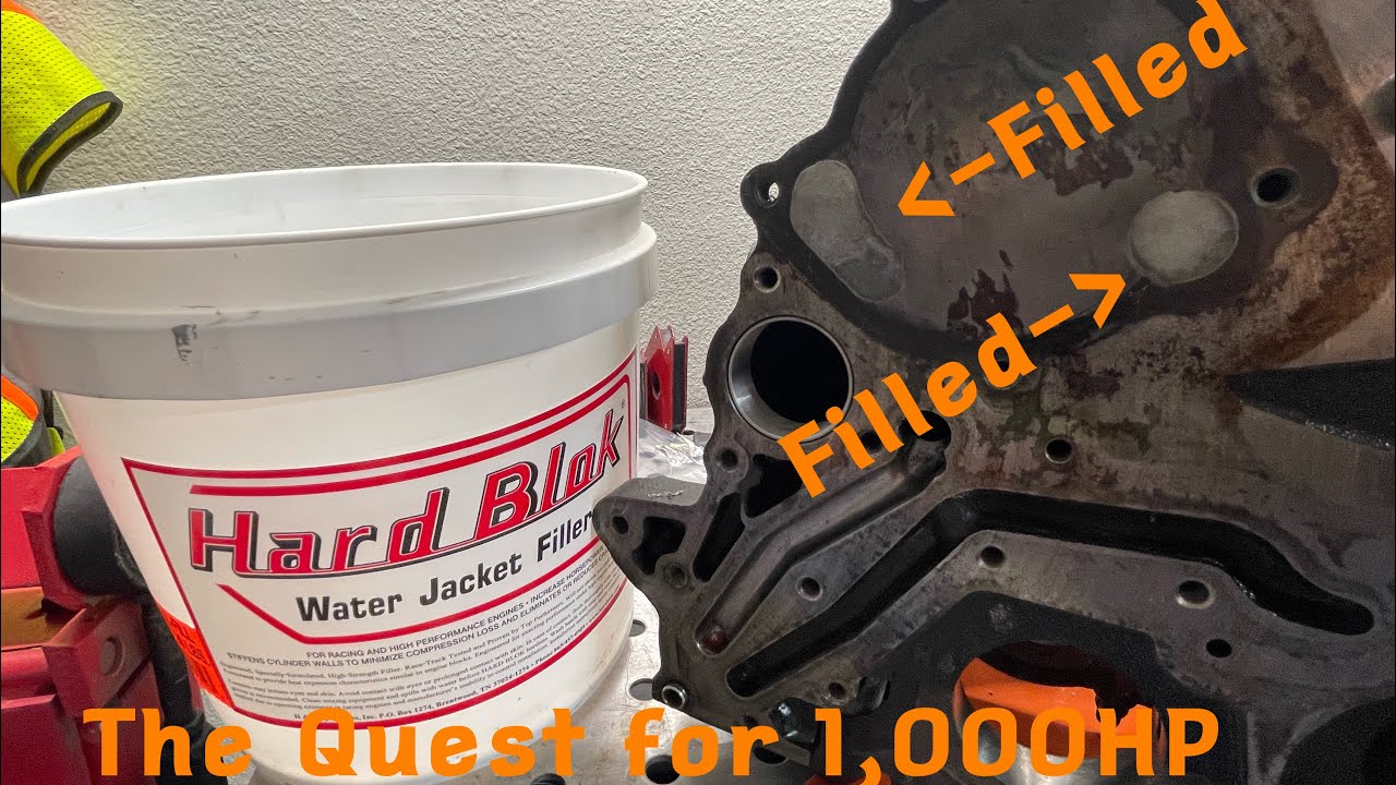 Full Filling a 4G63 Block with Cement 1,000HP block, Hard Blok Filler Tips