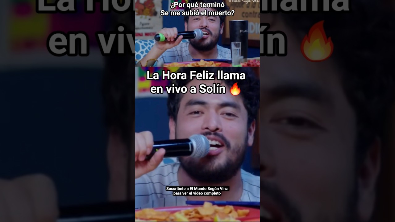 La #horafeliz llama a #solin y le pregunta por #semesubioelmuerto y #quiroz #ivanmendoza #podcast