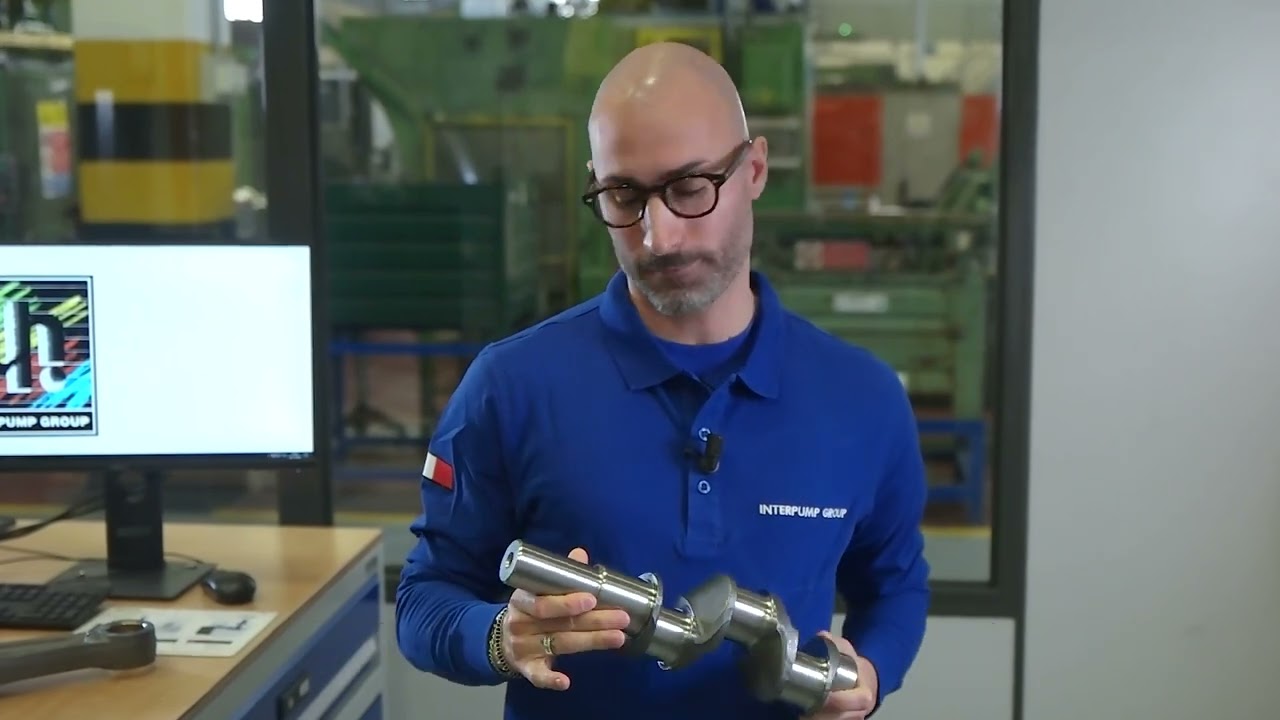 High Standards at Interpump Group: Precision Inspection of Every Eccentric Shaft