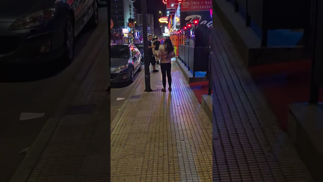 Benidorm 3am walk  searching for my mate charlie!!!!