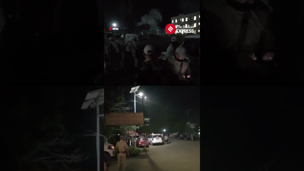 Manipur Tensions Explode Outside Imphal Mortuary