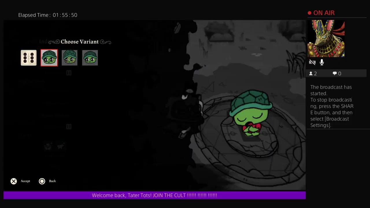 Twizted_Mental_6's Live, Playing Cult of the Lamb (PS4 Edition)