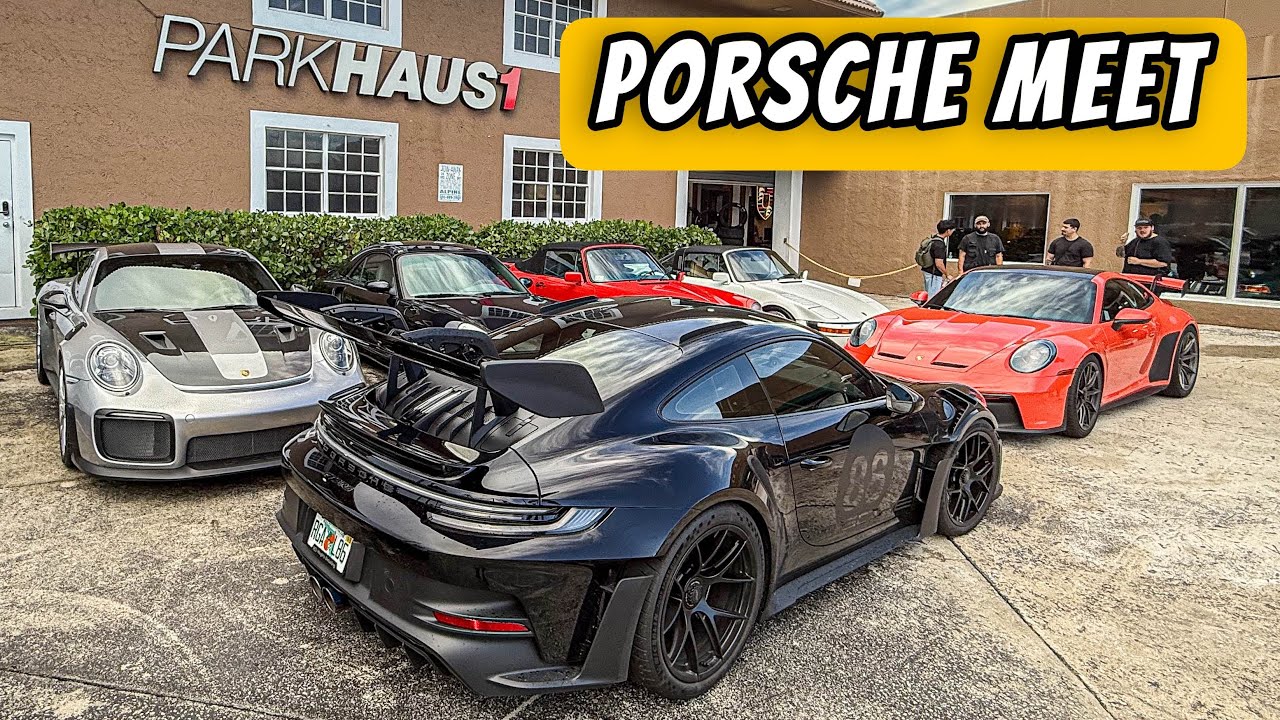 INSANE Porsche Meet at Parkhaus1! Rare Cars Everywhere