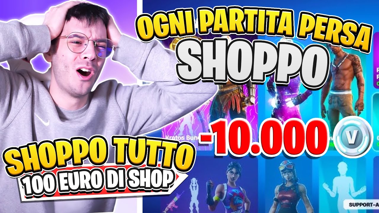 SE PERDO SHOPPO [-100euro] su FortniteITA #fortnite #fortniteita #smi_ii