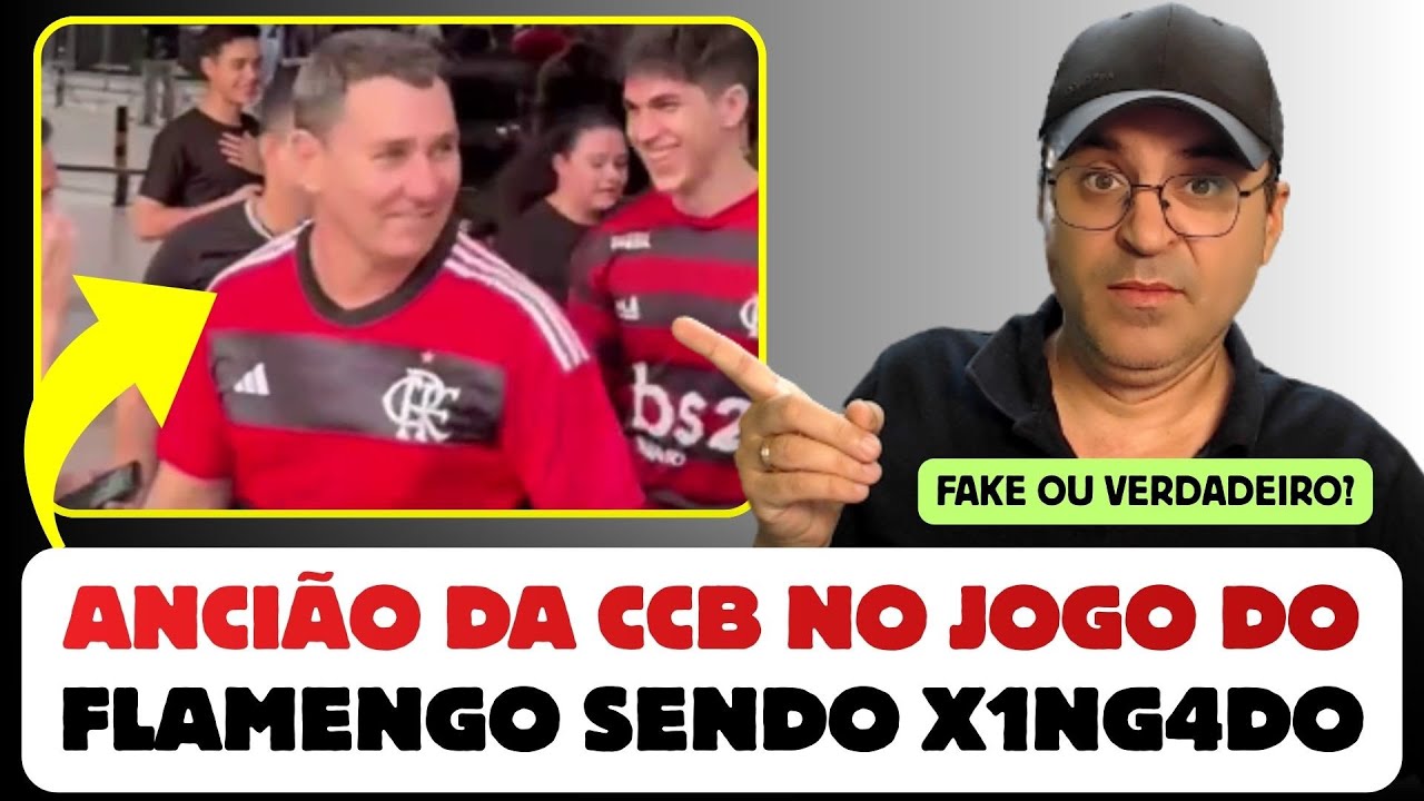 🛑Ancião CCB com camisa do Flamengo em hotel do Corinthians⁉️ VERDADE OU FAKE❓MAIS ESCANDALO NA CCB⁉️