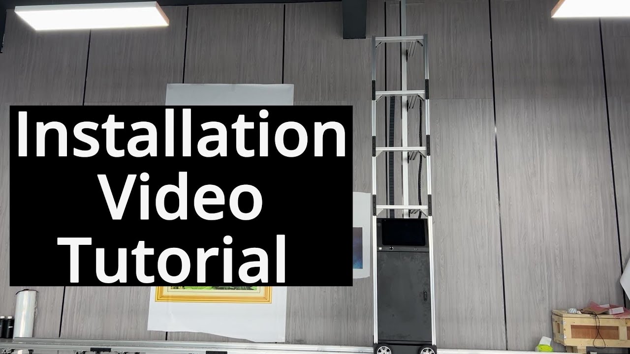 Installation Video Tutorial: VPJet4.0 Vertical UV Wall Printer