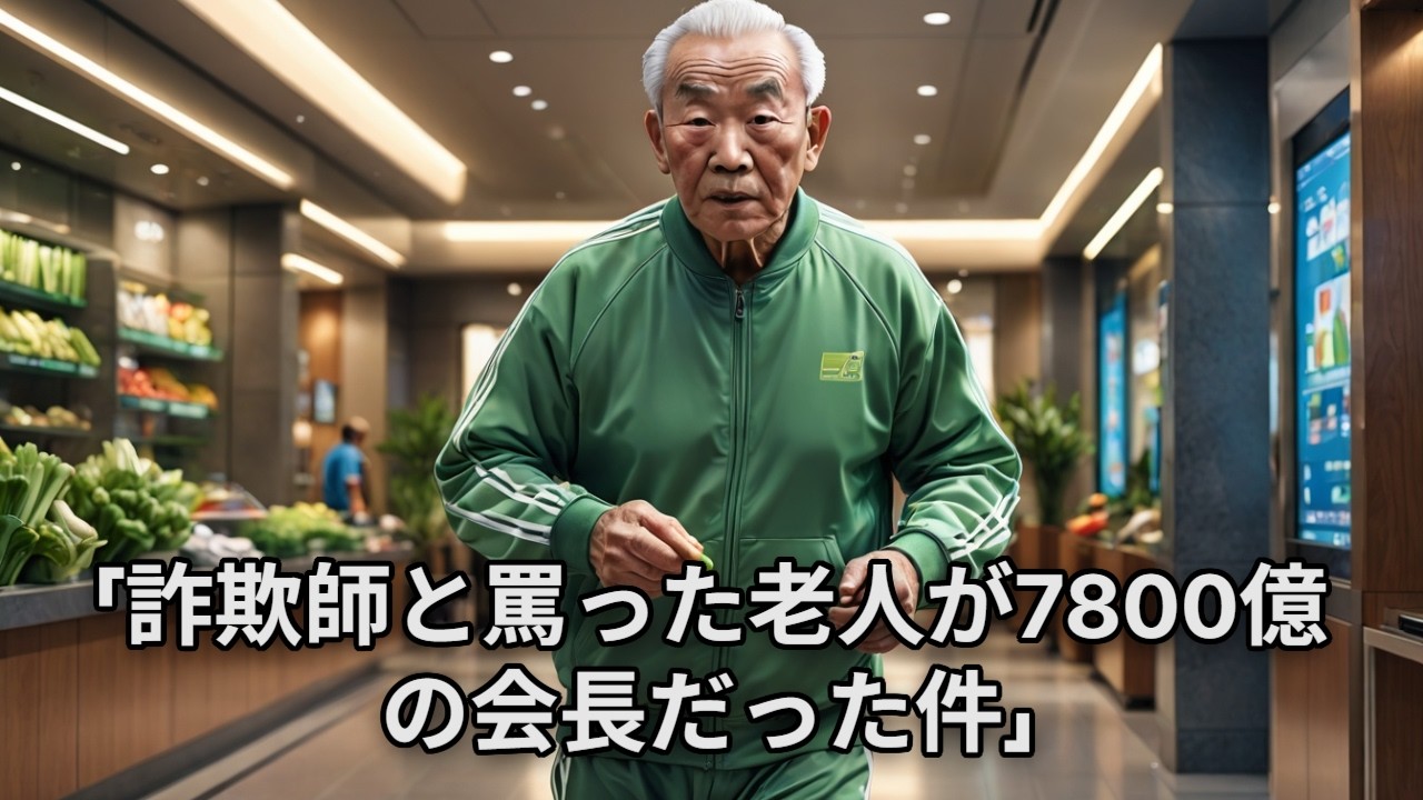 「詐欺師と罵った老人が7800億の会長だった件」