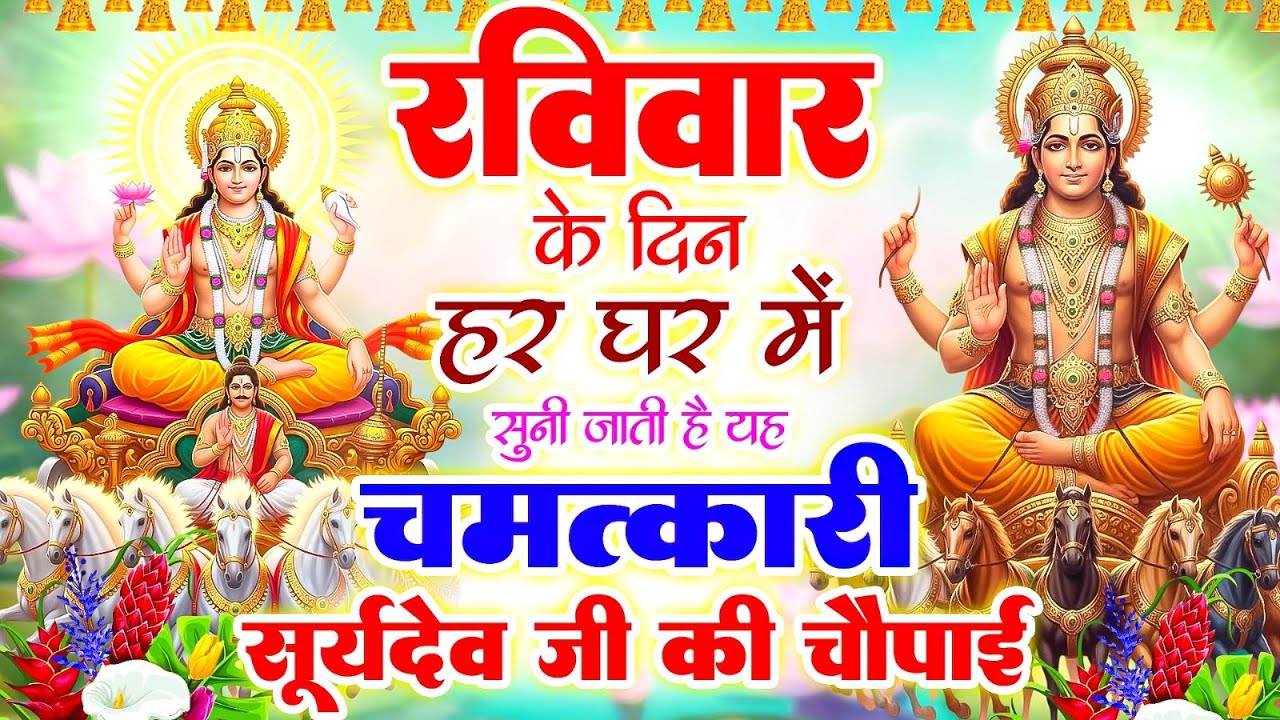 रविवार के दिन हर घर में सुनी जाती हैं यह चमत्कारी सूर्यदेव जी की अमृतवाणी ~Suryadev Amritwani#Aarti