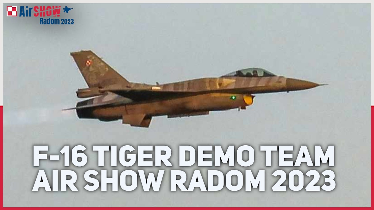 F-16 TIGER DEMO TEAM POLAND | AIR SHOW RADOM 2023
