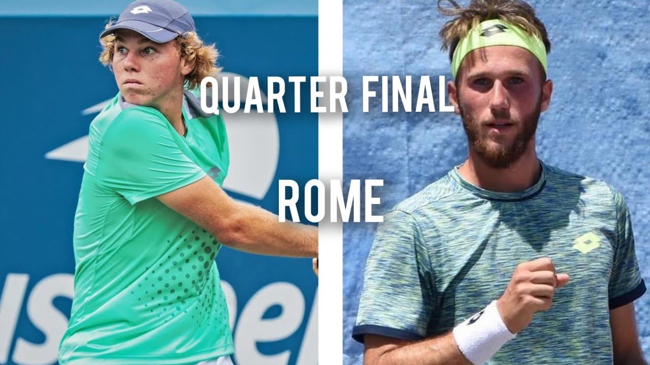 Alex Michelsen VS Edan Leshem | ATP Challenger Rome 2023 | Quarter Final