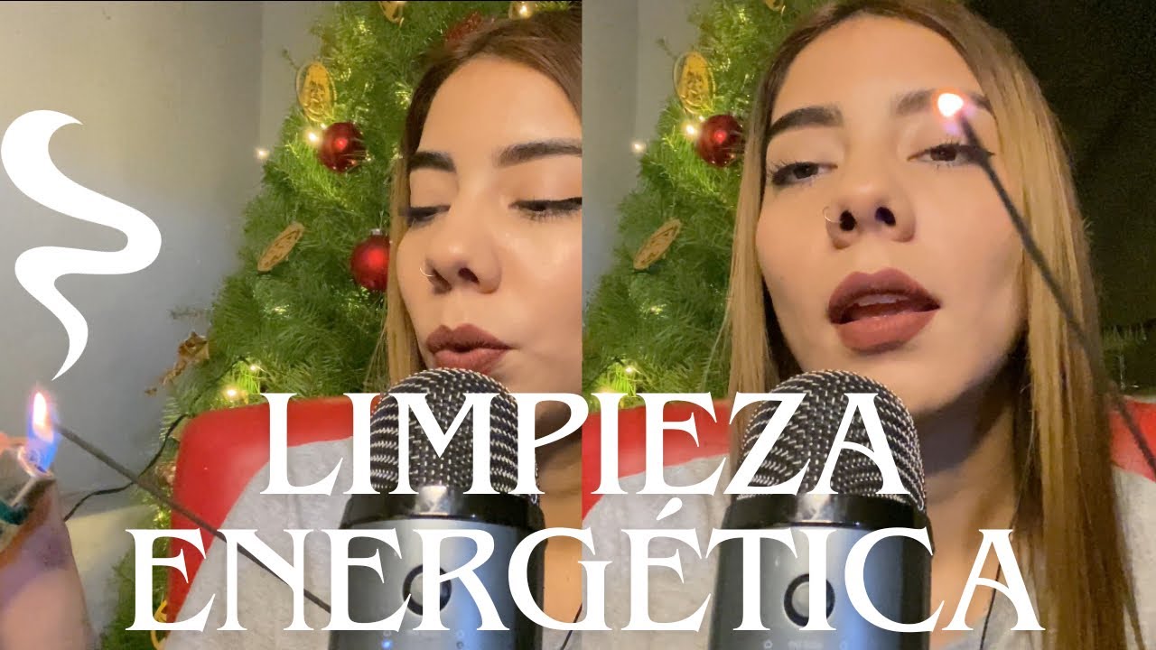 ASMR 💖 LIMPIEZA ENERGÉTICA DE NAVIDAD 🎄 🎁 Con incienso✨