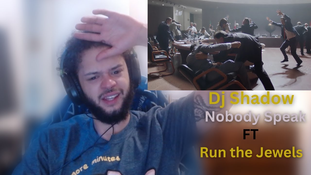 Dj Shadow - Nobody speak. Ft- Run The Jewels (Reaction)