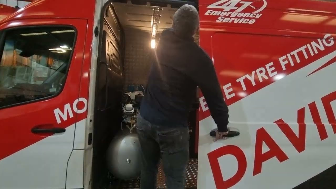 Mobile Tyre Fitting Van Sold  to David Mcann Mobile Tyres.