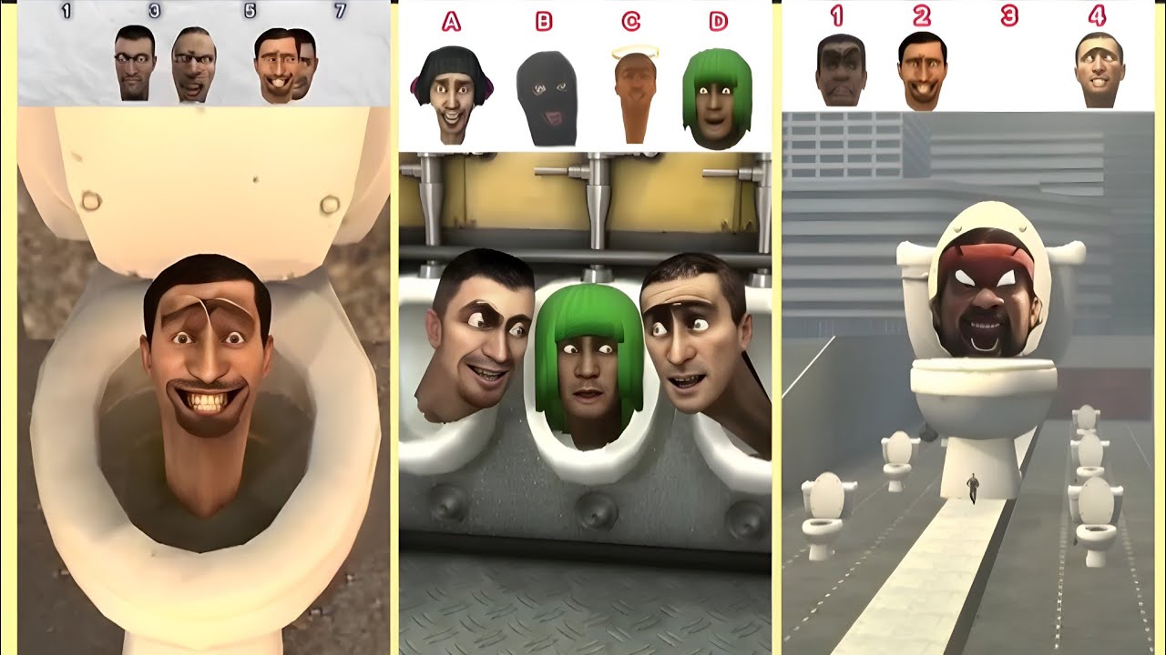 Find right voise SKIBIDI TOILET19