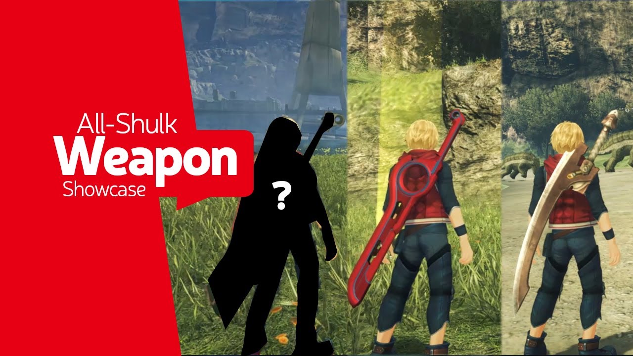 Xenoblade Chronicles: Definitive Edition  -  All Shulk Weapon Showcase