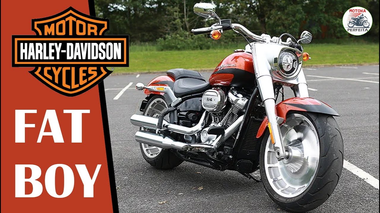 Harley-Davidson FAT BOY -  Você vai encarar essa monstra? Um ícone do motociclismo!