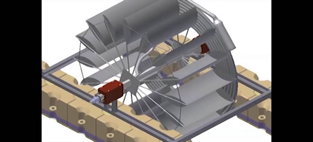 Funcionamento da Bomba Espiral Flutuante - energia renovável