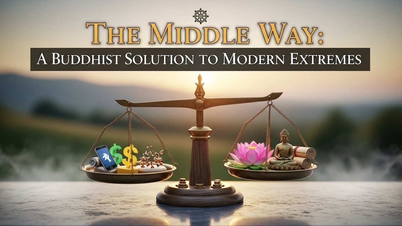The Middle Way: A Buddhist Solution to Modern Extremes