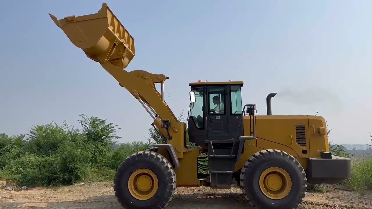Shanmon 966 6 ton wheel loader operating video